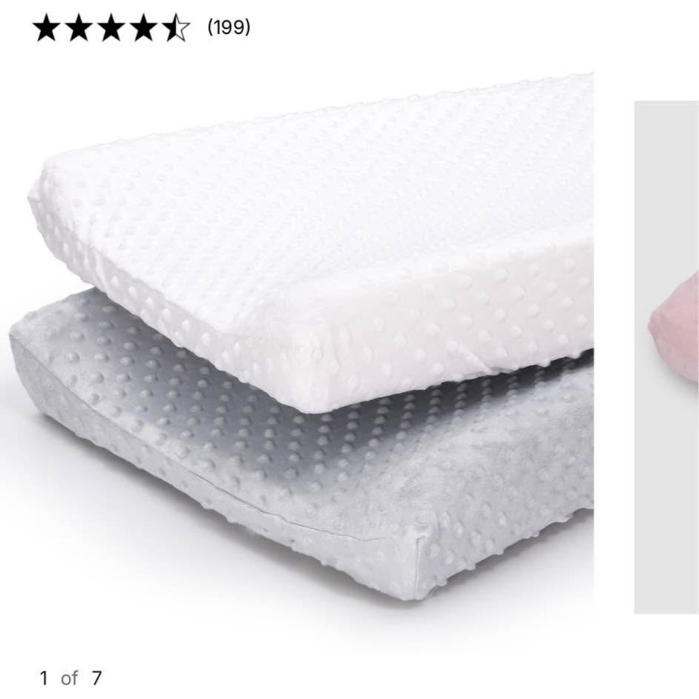 The peanutshell 2 pack microfiber changing pad covers